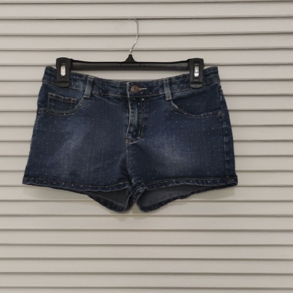 Denim Blue Girls Shorts